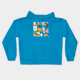 1950s Food Kids Hoodie